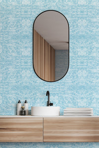 Jetty Wallpaper / Pacific Blue